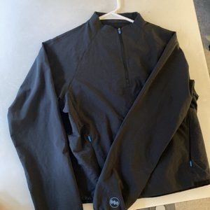 Run Janji Women's Transit Tech Track Jacket Quarter Zip - Midnight - Size Small
